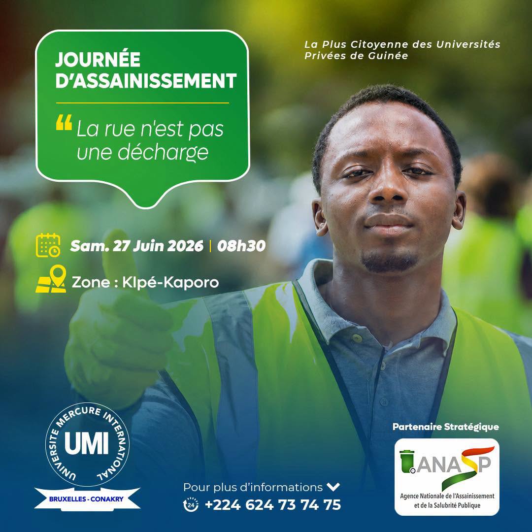 Journée d’assainissement : l’Université Mercure International et l’ANASP unissent leurs forces pour un environnement plus propre