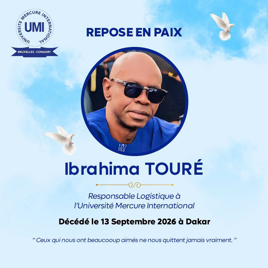Hommage à Monsieur Ibrahima Touré